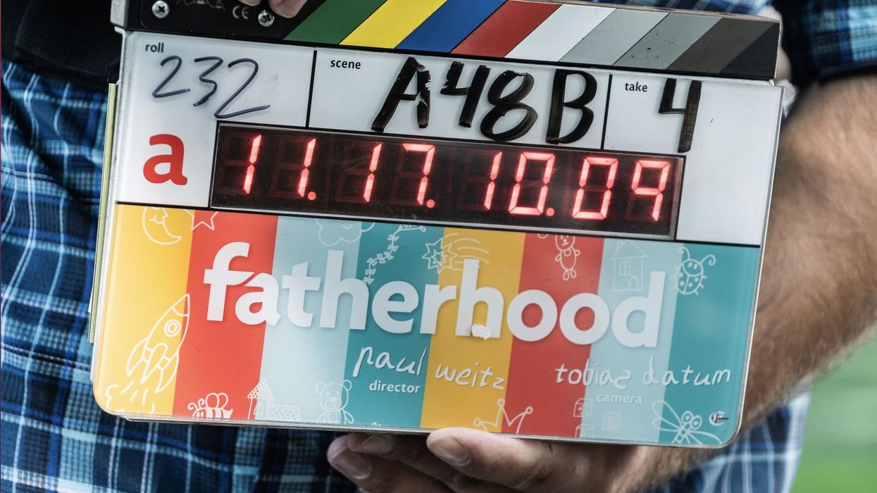 Clapper on the set of HartBeat Productions' 'Fatherhood'