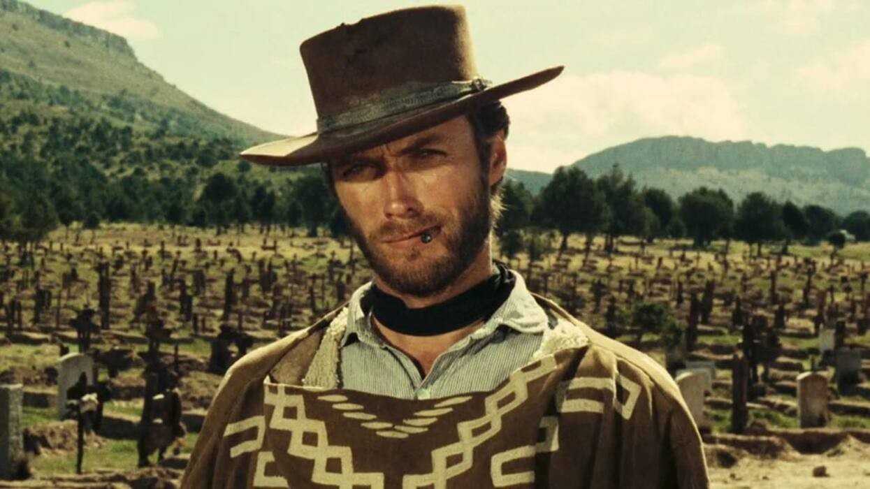 Clint Eastwood on the set of "The Good, The Bad and The Ugly."