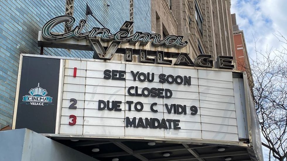 Closed Movie Theater
