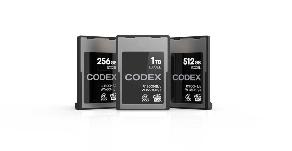 A New Range of CFexpress Cards Is Here From CODEX for Your High-End Camera Workflows