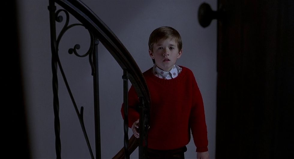 Cole in his red jumper