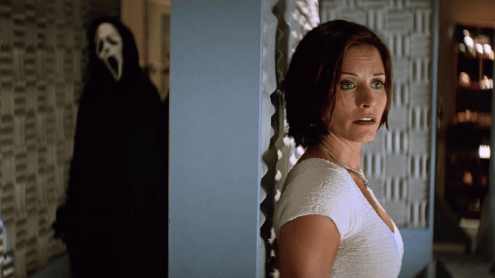 Courteney Cox, who famously portrayed reporter Gale Weathers in the Scream horror franchise