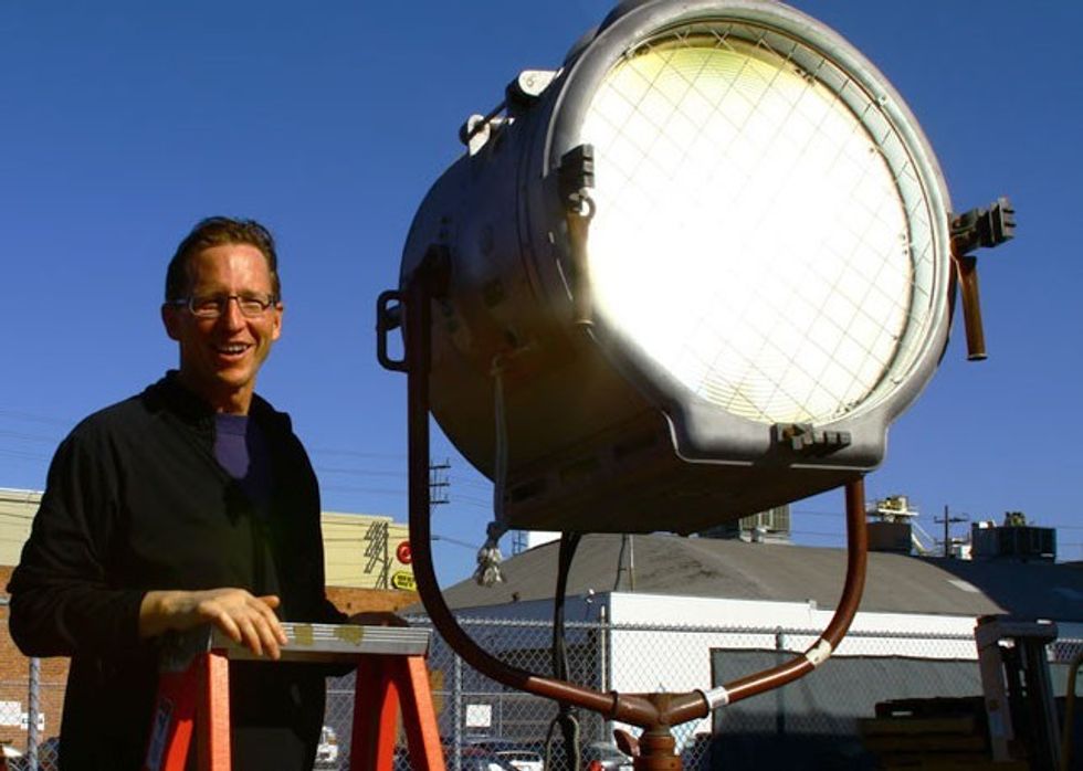 Craig Mieritz operating a Carbon Arc.