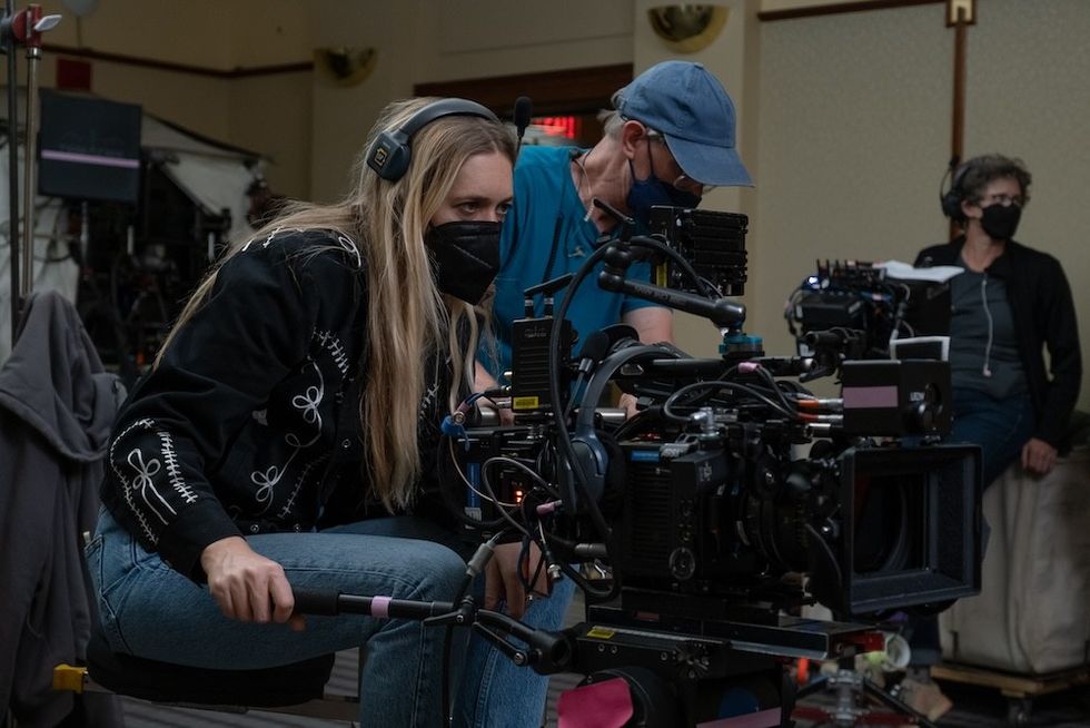 Cristina Dunlap behind the scenes of American Fiction