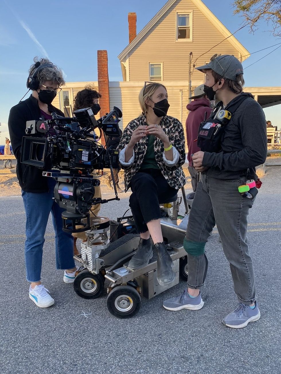 Cristina Dunlap behind the scenes of American Fiction