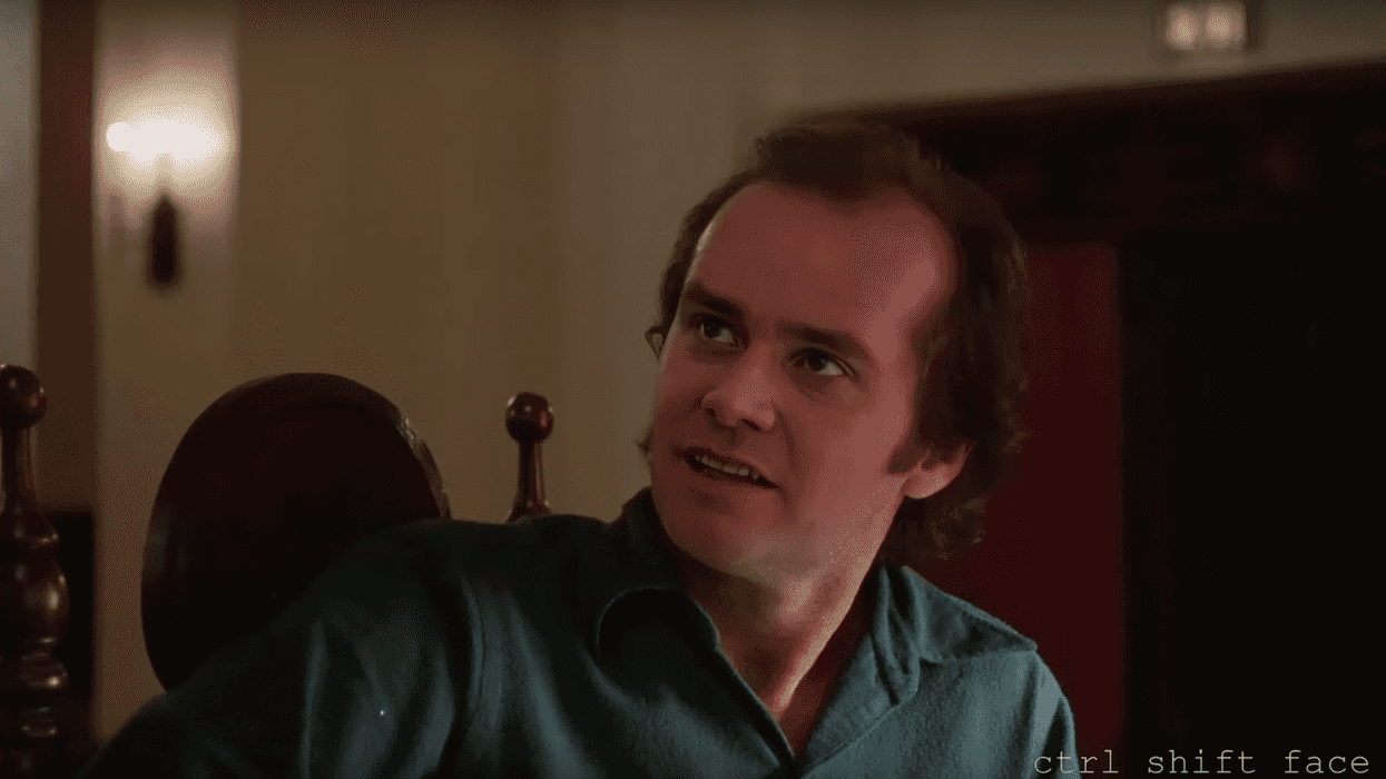 Ctrl Shift Face Jim Carrey in The Shining