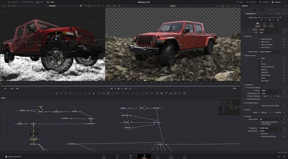 DaVinci Resolve 19 Fusion Tab