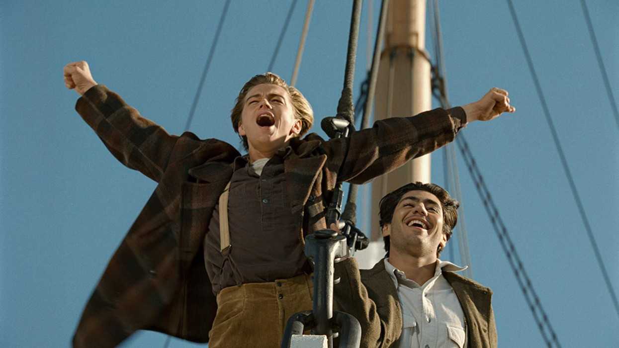 DiCaprio's "King of the World" Moment in 'Titanic'
