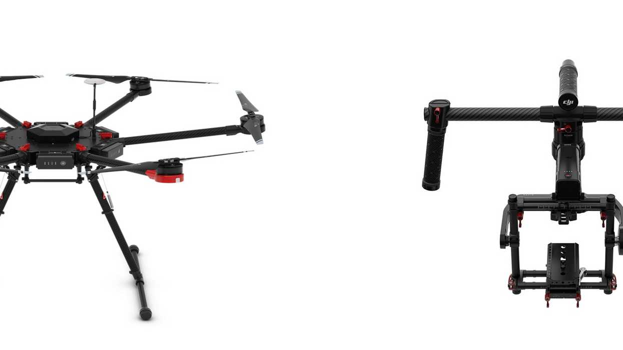DJI New Matrice 600 and Ronin-MX at NAB 2016