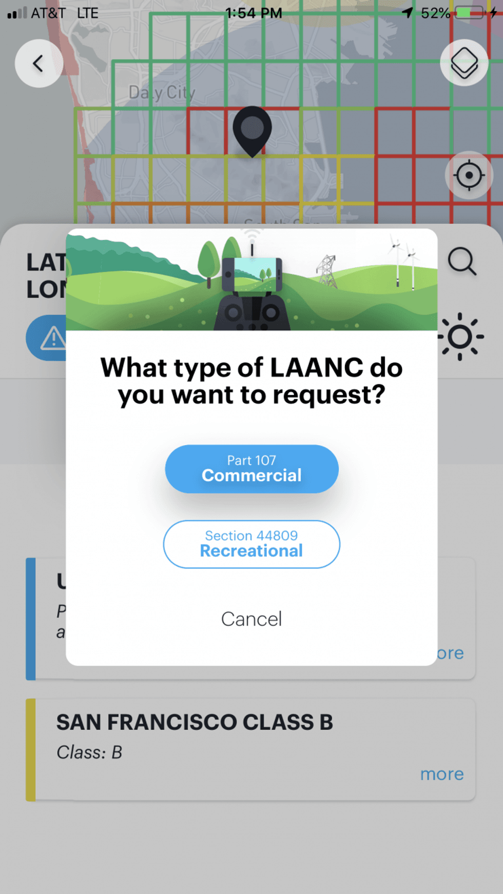 DJI Recommends Using KittyHawk for LAANC Requests