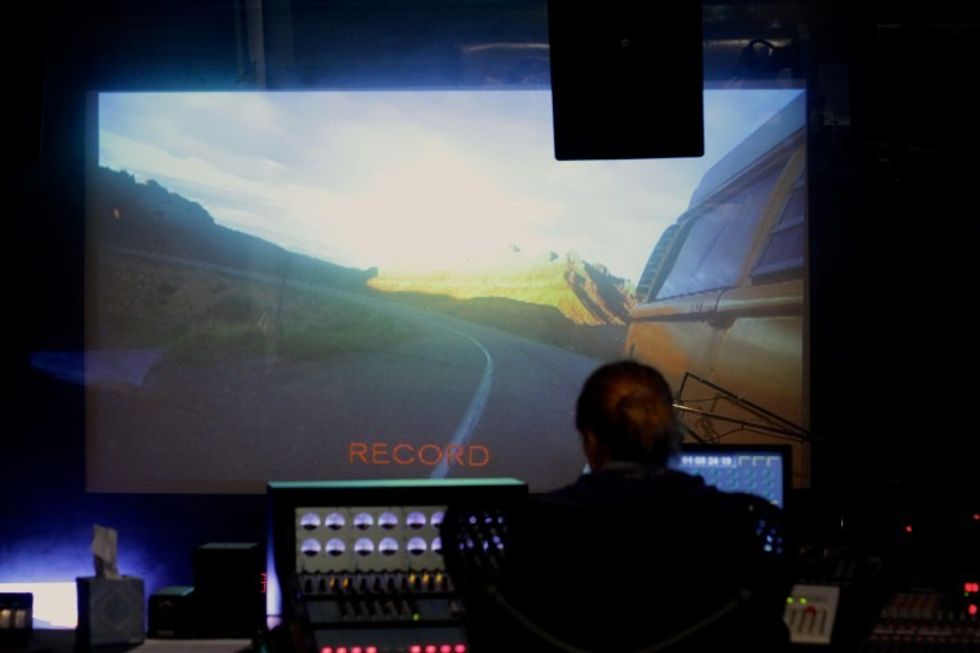 Documentary Brave New Wild on a sound stage.