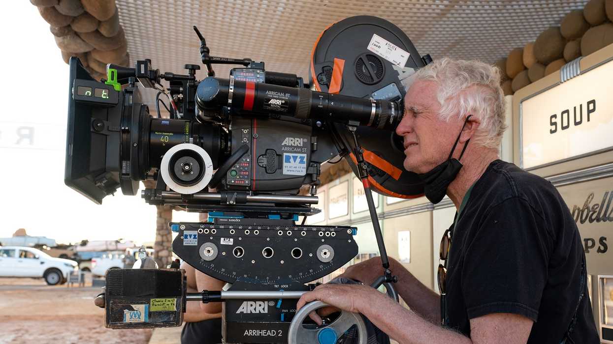 DP Robert D. Yeoman on the set of 'Asteroid City'