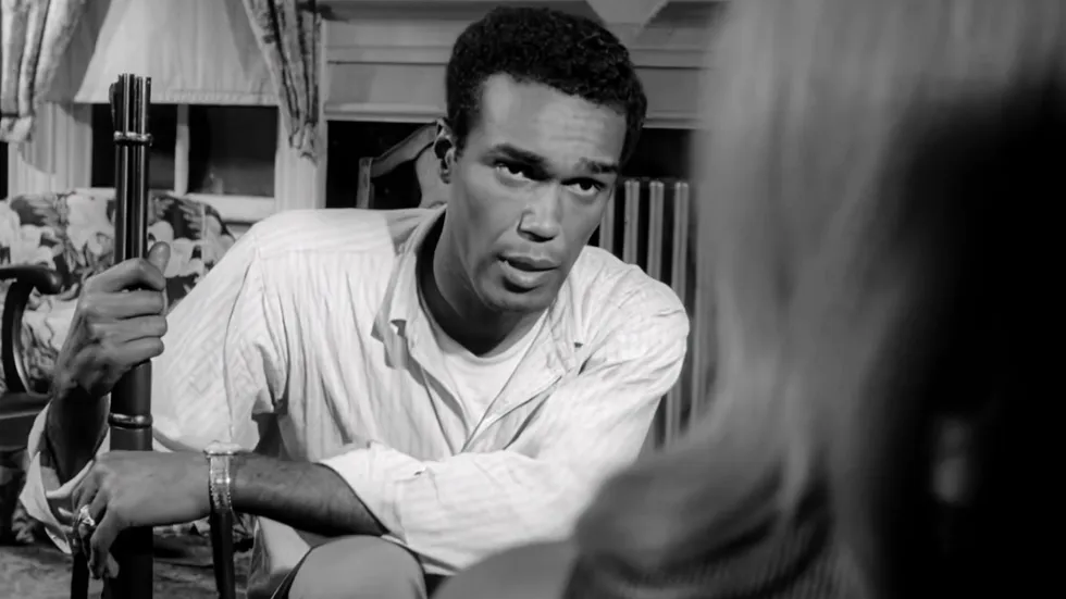 Duane Jones as the character Ben in the 1968 horror film Night of the Living Dead