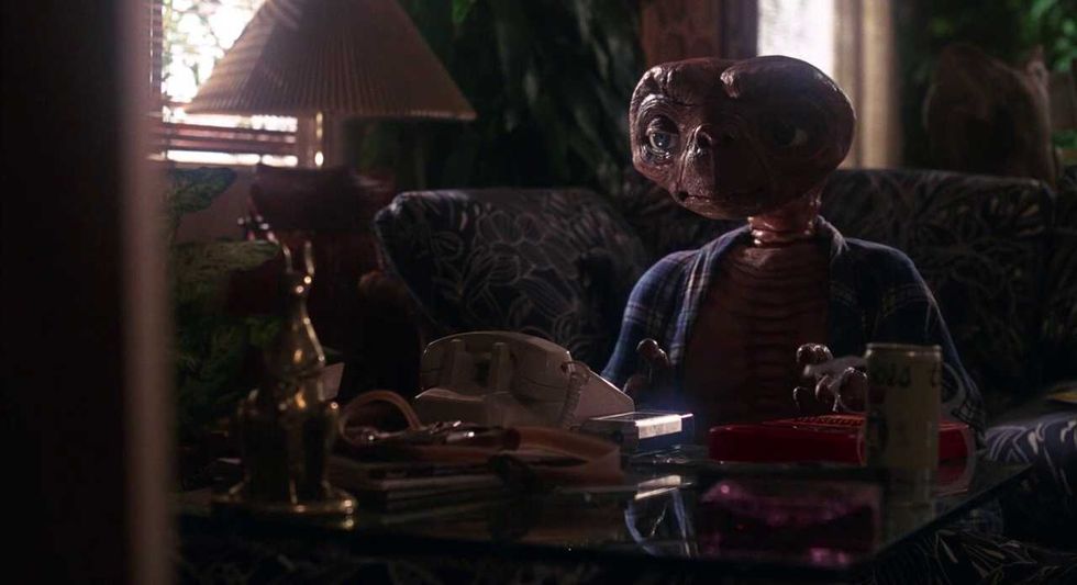 E.T. at Elliot's house
