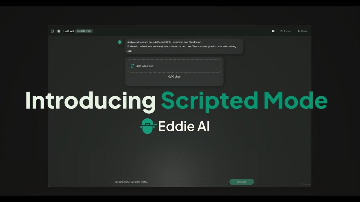 Scriptedx Eddie AI Unveils “Scripted” Mode That Cuts Your Videos to Match Your ...
