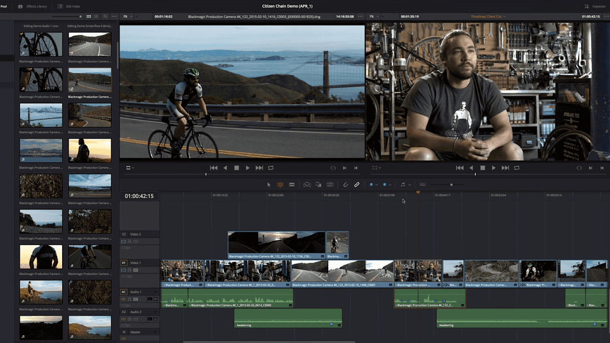 Editing in DaVinci Resolve 12