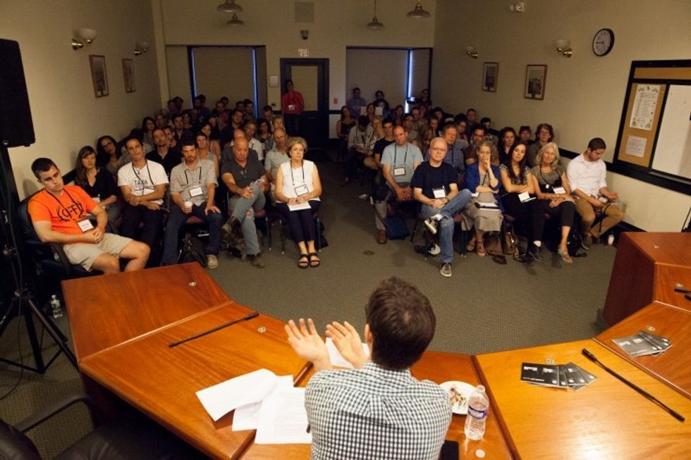 Editor David Teague leads Building Characters - Editing Master Class at Points North at CIFF.