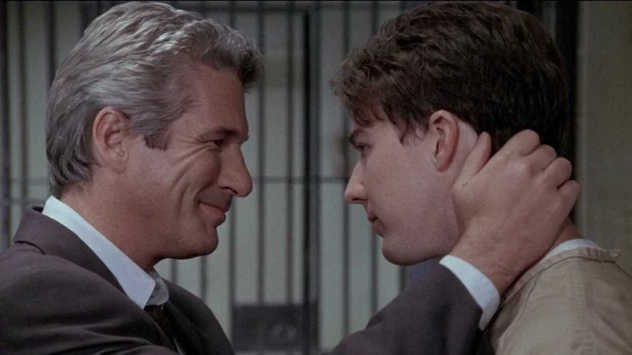 Edward Norton and Richard Gere as Aaron and Martin Vail