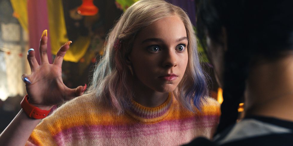 Emma Myers as Enid Sinclair in episode 101 of 'Wednesday.'