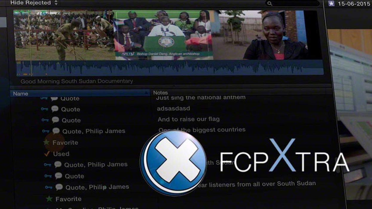 FCPXTRA Plugin for FCPX Metadata Dictation