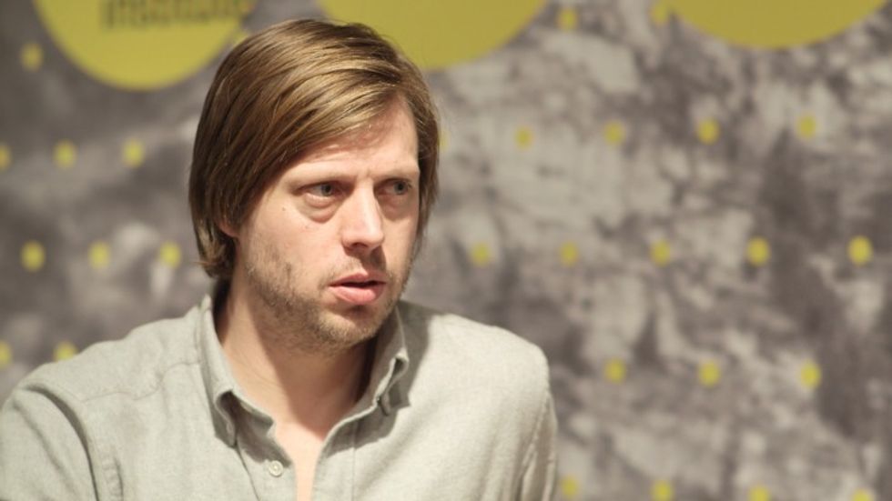 Felix van Groeningen talks with Micah Van Hove at Sundance 2016