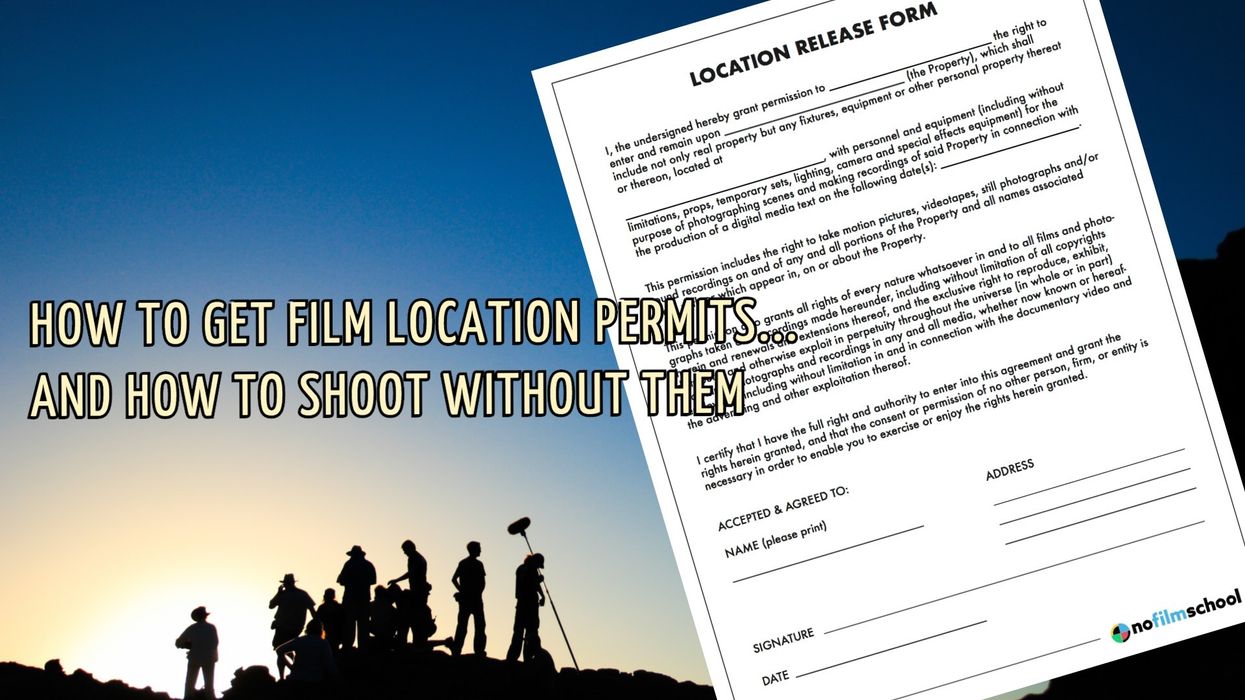 Film Location Permits Film Location Release