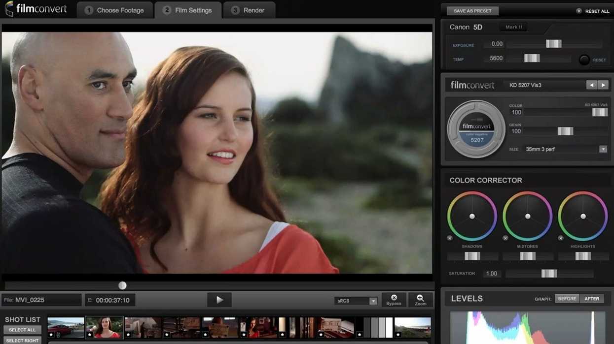 Filmconvert-emulating-film-stocks