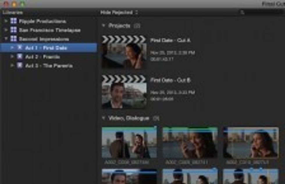 Final Cut Pro X 04-Library-Model
