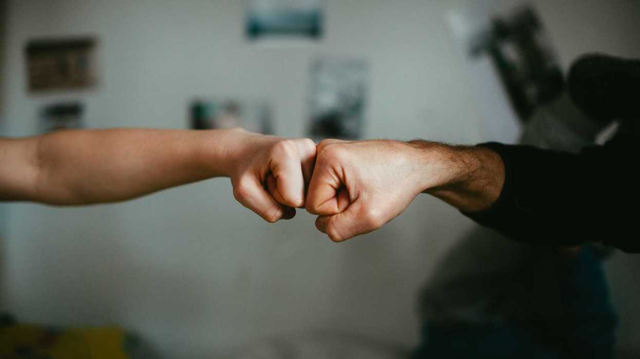 fist bump