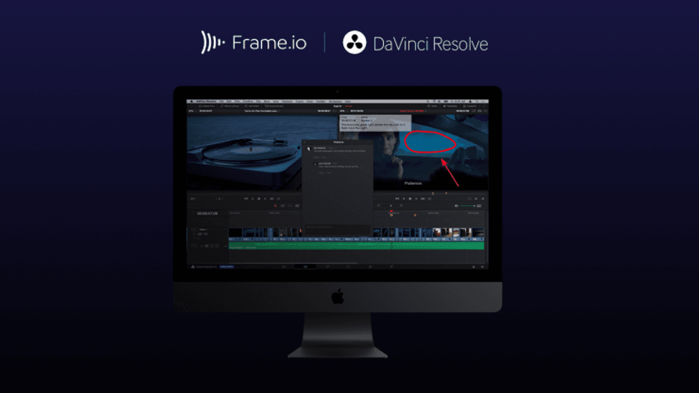 Frame.io DaVinci Resolve