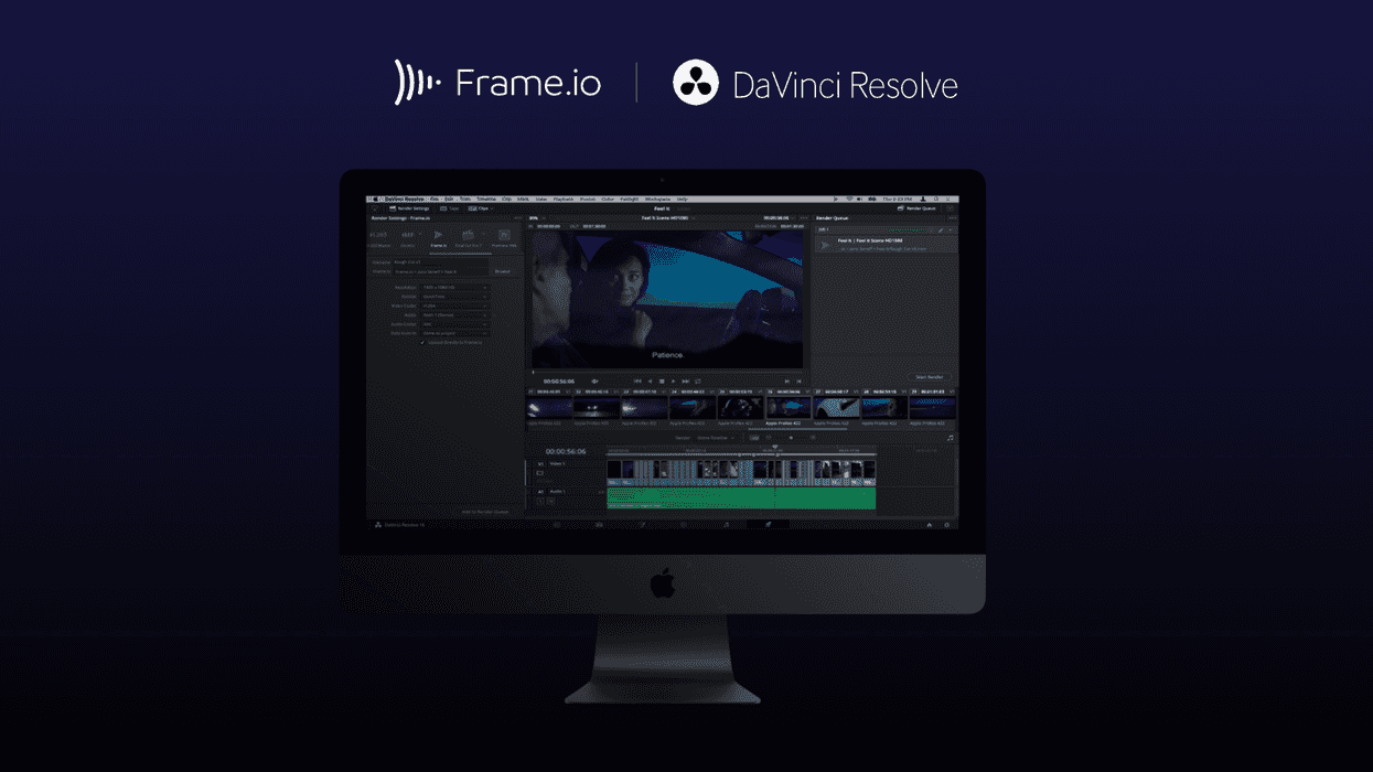 Frame.io in Davinci Resolve 16