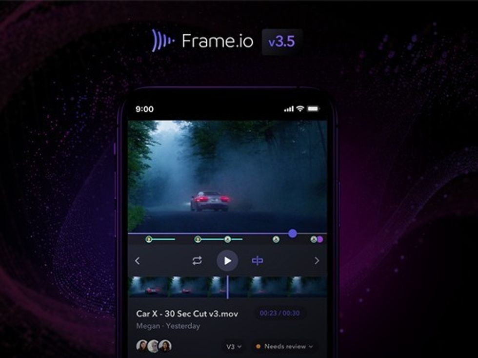 Frame.io iOS app vs. 2.0