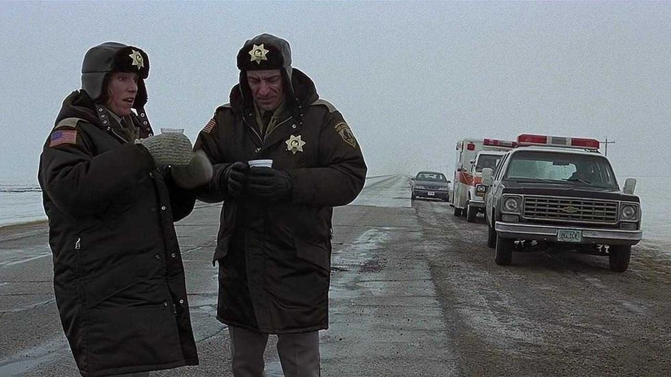 Frances McDormand and Bruce Bohne in \u2018Fargo\u2019