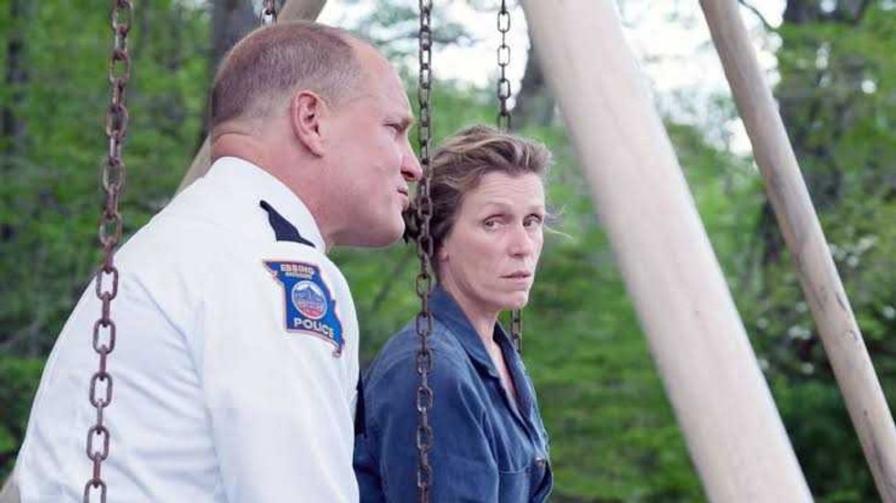 Frances McDormand and Woody Harrelson in \u2018Three Billboards Outside Ebbing, Missouri\u2019