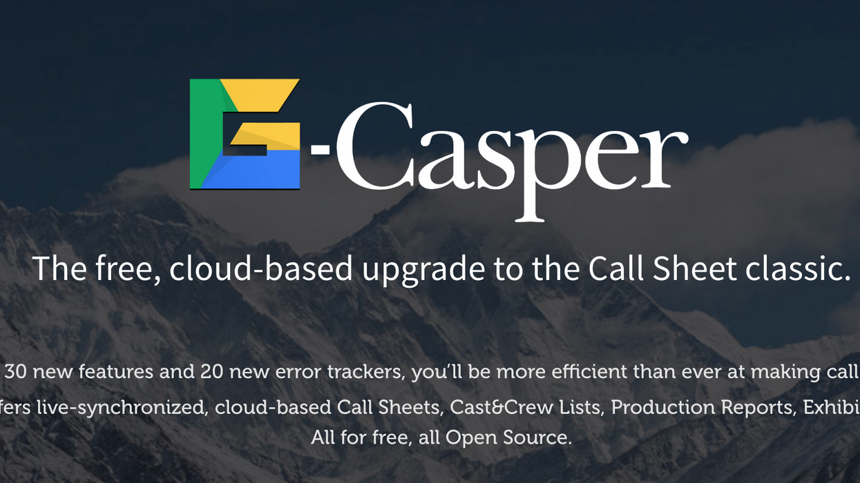 Free call sheet template G casper 3