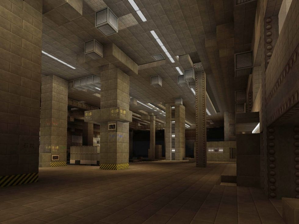 Free Fire set in Minecraft