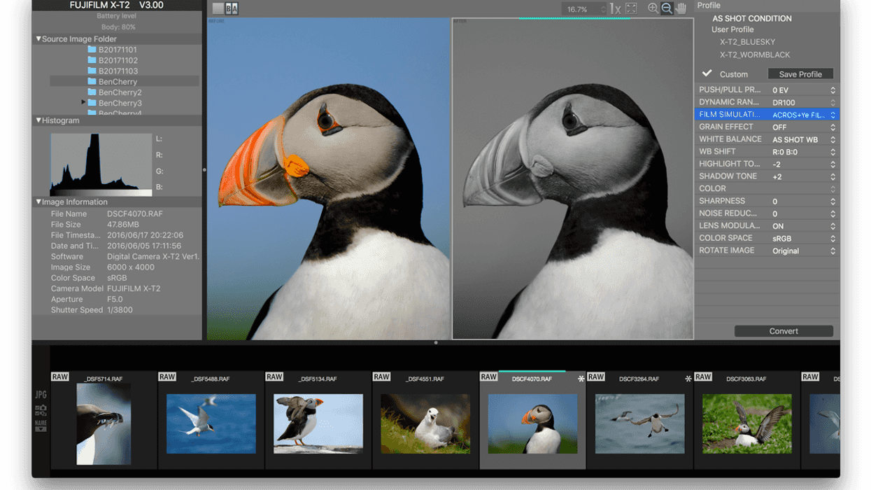 Fujifilm X RAW Studio Firmware Update