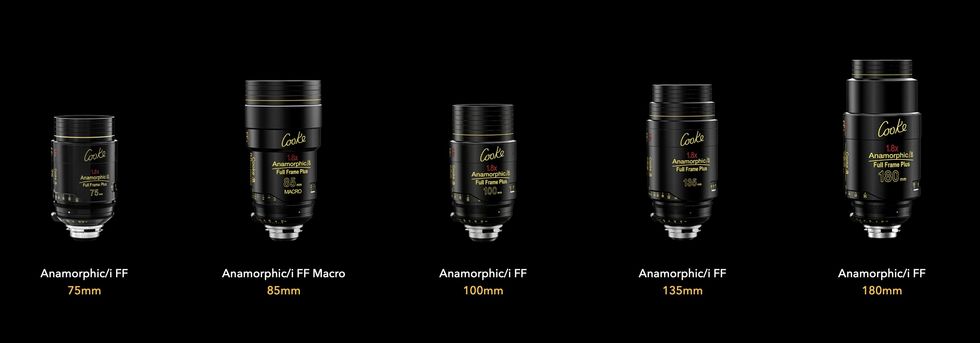 Full-frame anamorphic lenses from Cooke