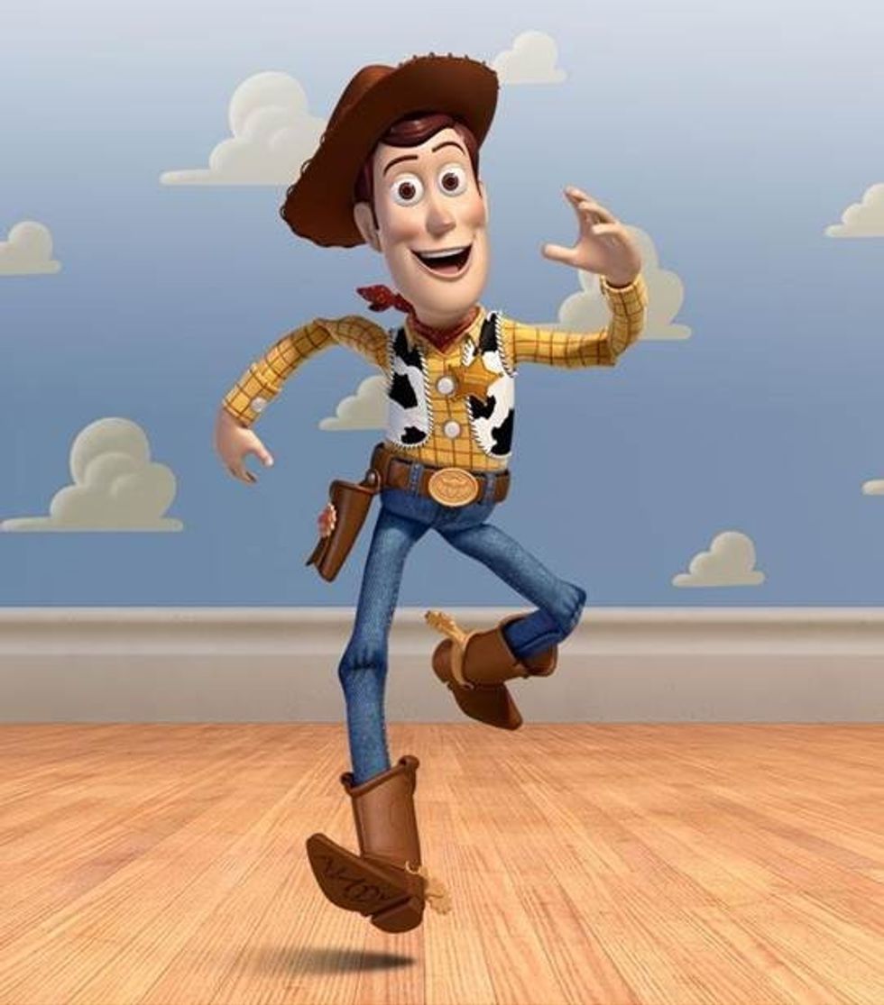 Full shot of Woody from 'Toy Story'
