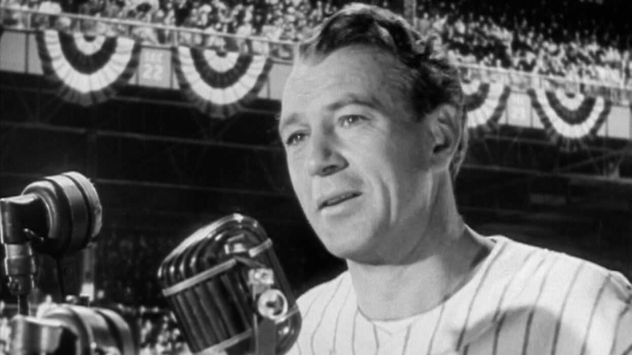 Gary Cooper as Lou Gehrig