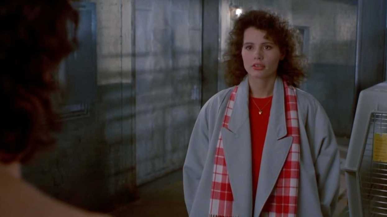 Geena Davis in a still from The Fly (1986)