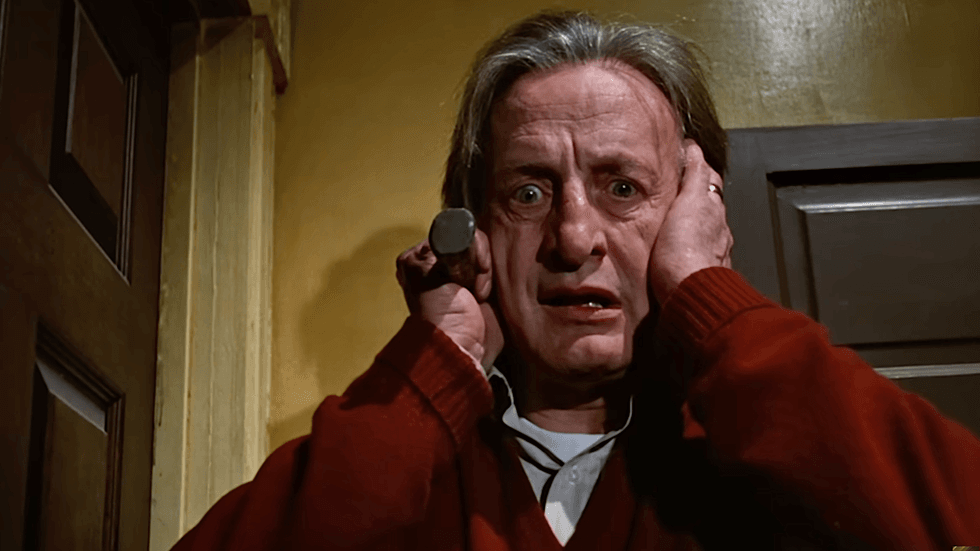 George C. Scott as music composer John Russell in the classic 1980 supernatural horror film The Changeling