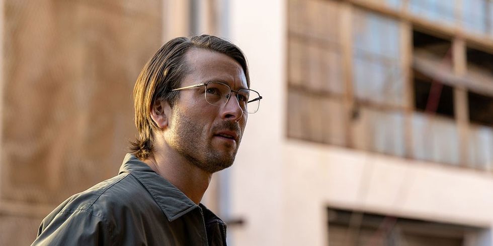 Glen Powel as Gary Johnson in 'Hit Man'