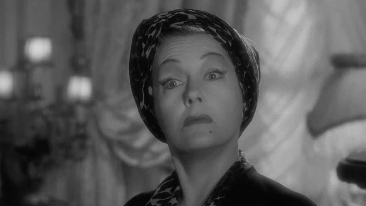 Gloria Swanson delivering the iconic “I am big. It’s the pictures that got small” line in Sunset Boulevard (1950)