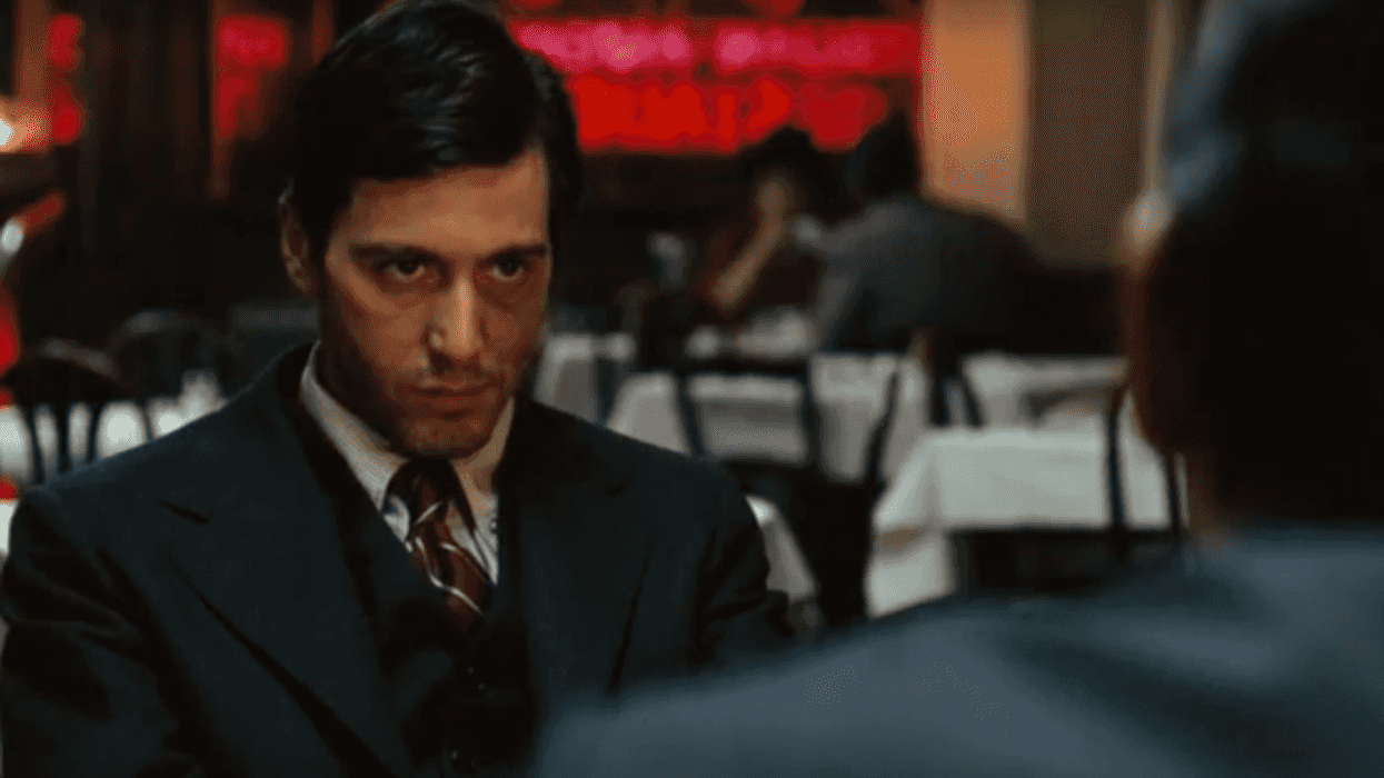 Godfather Restaurant Scene