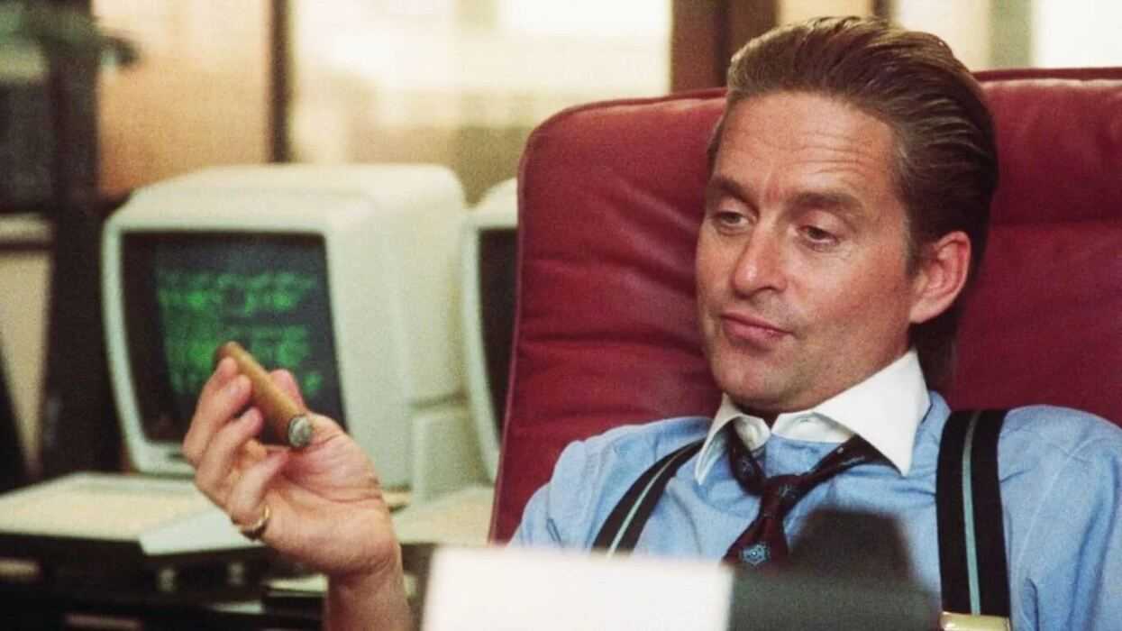 Gordon Gekko in Wall Street (1987)
