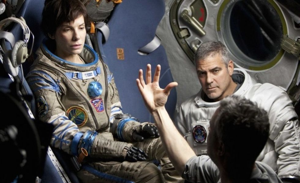 Gravity Behind the Scenes Photo