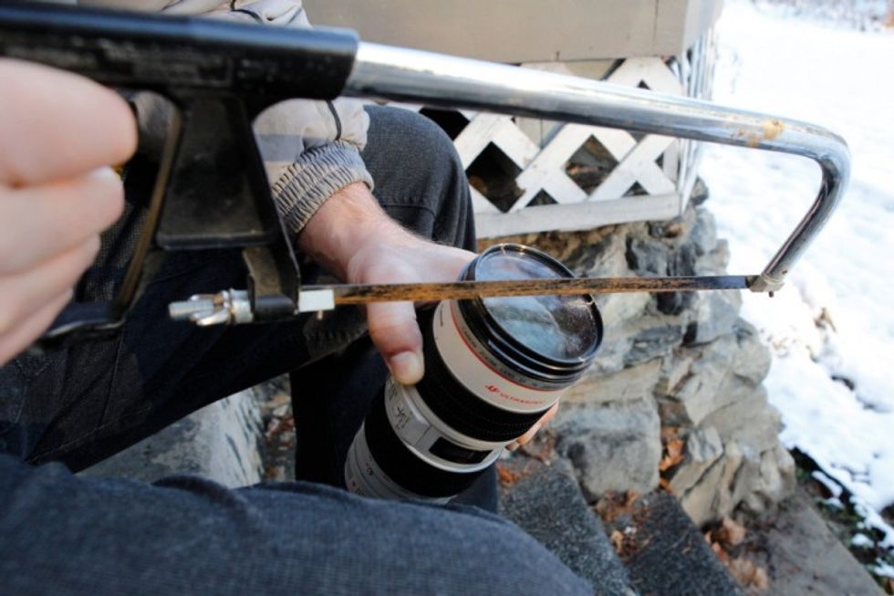 Hacksaw-to-filter
