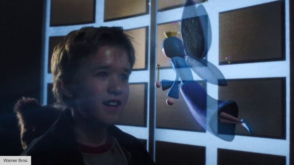 Haley Joel Osment as David. Osment with a hologram fairy.