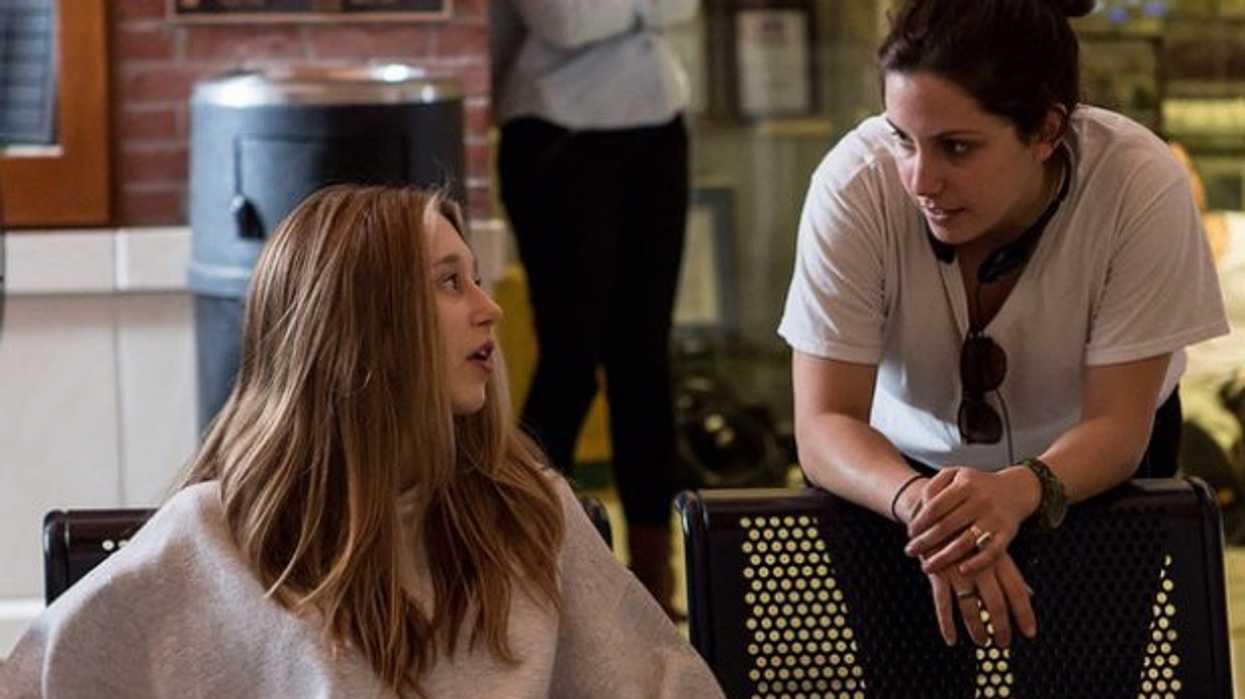 Hannah Fidell on Set of '6 Years'
